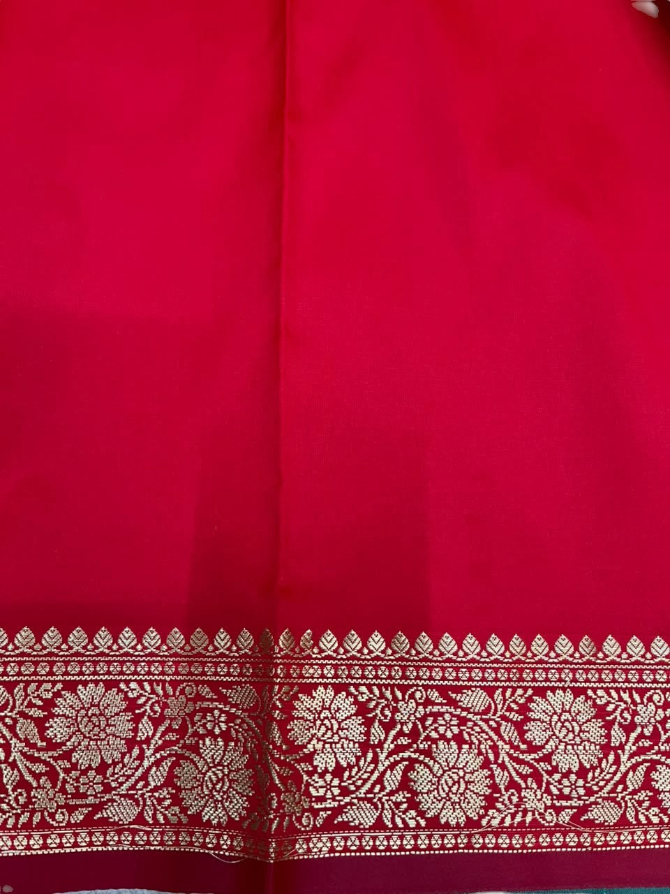 Southloom Satin Banarasi Silk Saree with Woven Work on Body and Borders In Blue