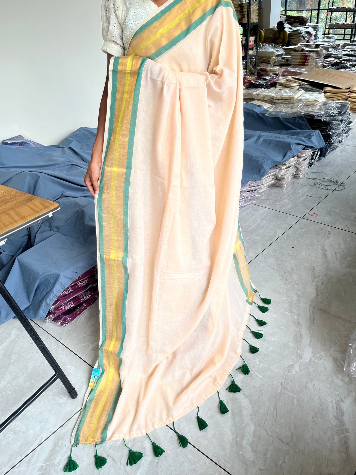 Kerala Mul Cotton Soft Fabric Saree SL215