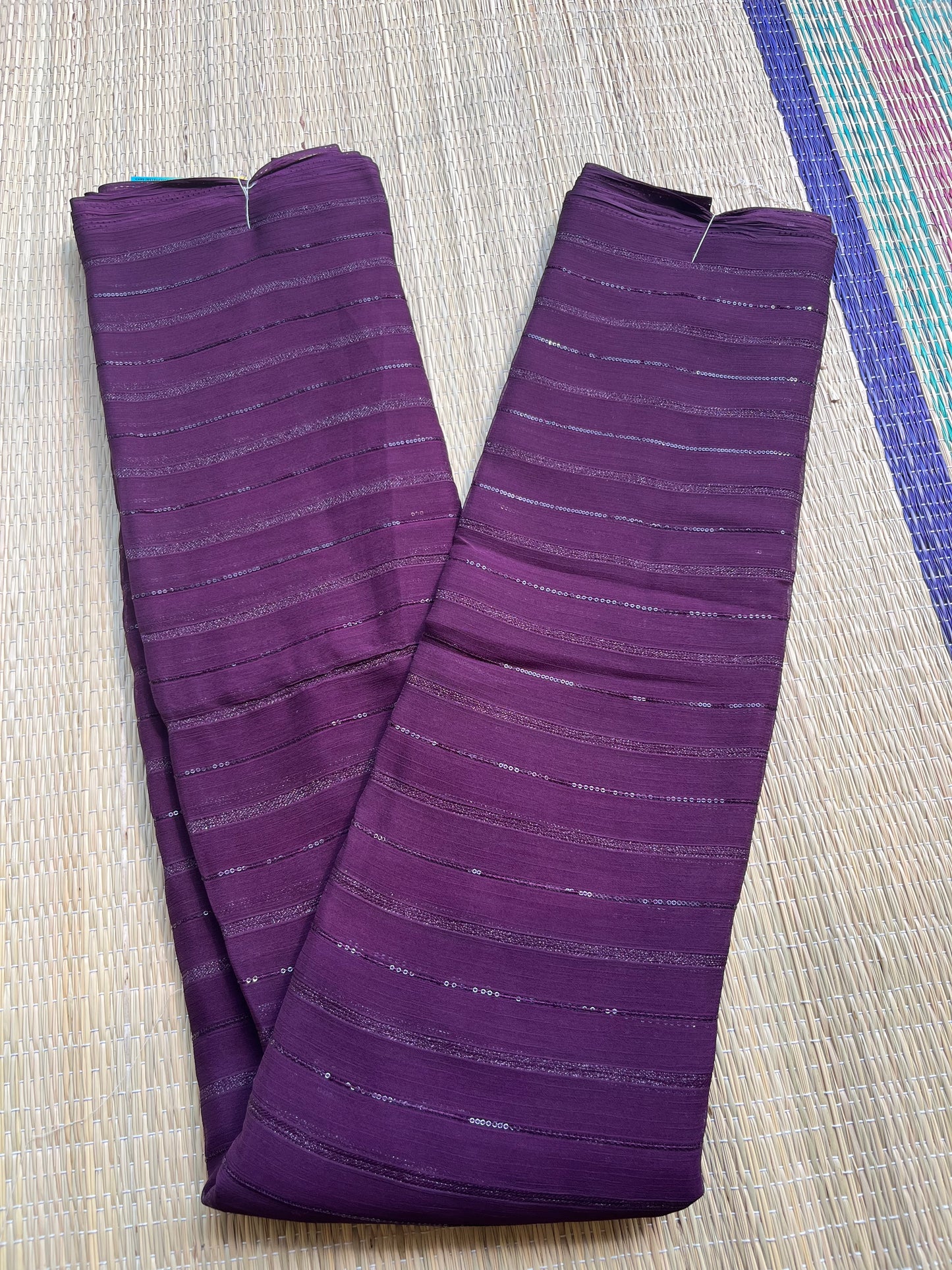 Vichithra Silks Purple Saree SL191