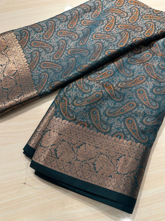 Semi Silk Resham Work Saree