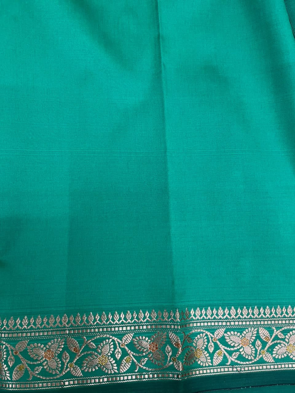 Southloom Satin Banarasi Silk Saree with Woven Work on Body and Borders In Light Green