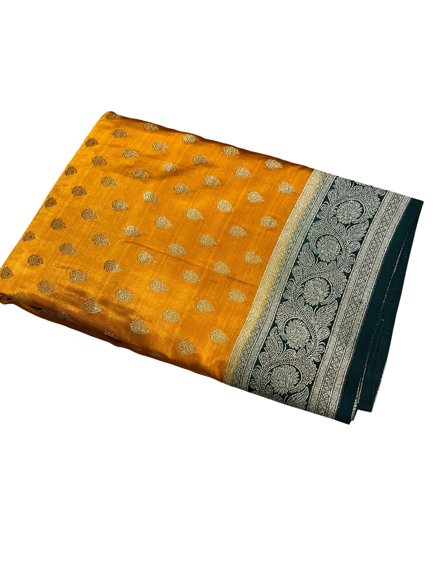 Southloom Satin Banarasi Silk Saree with Woven Work on Body and Borders