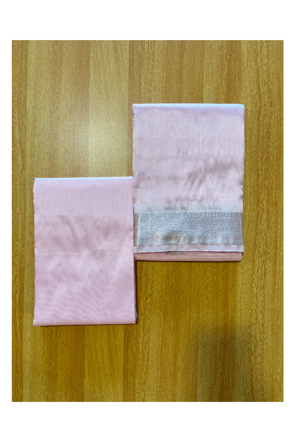 Southloom Semi Silk Mundu / Vesthi / Dhothi Set with Matching Silk Shirt Piece (Including Silk Shawl)
