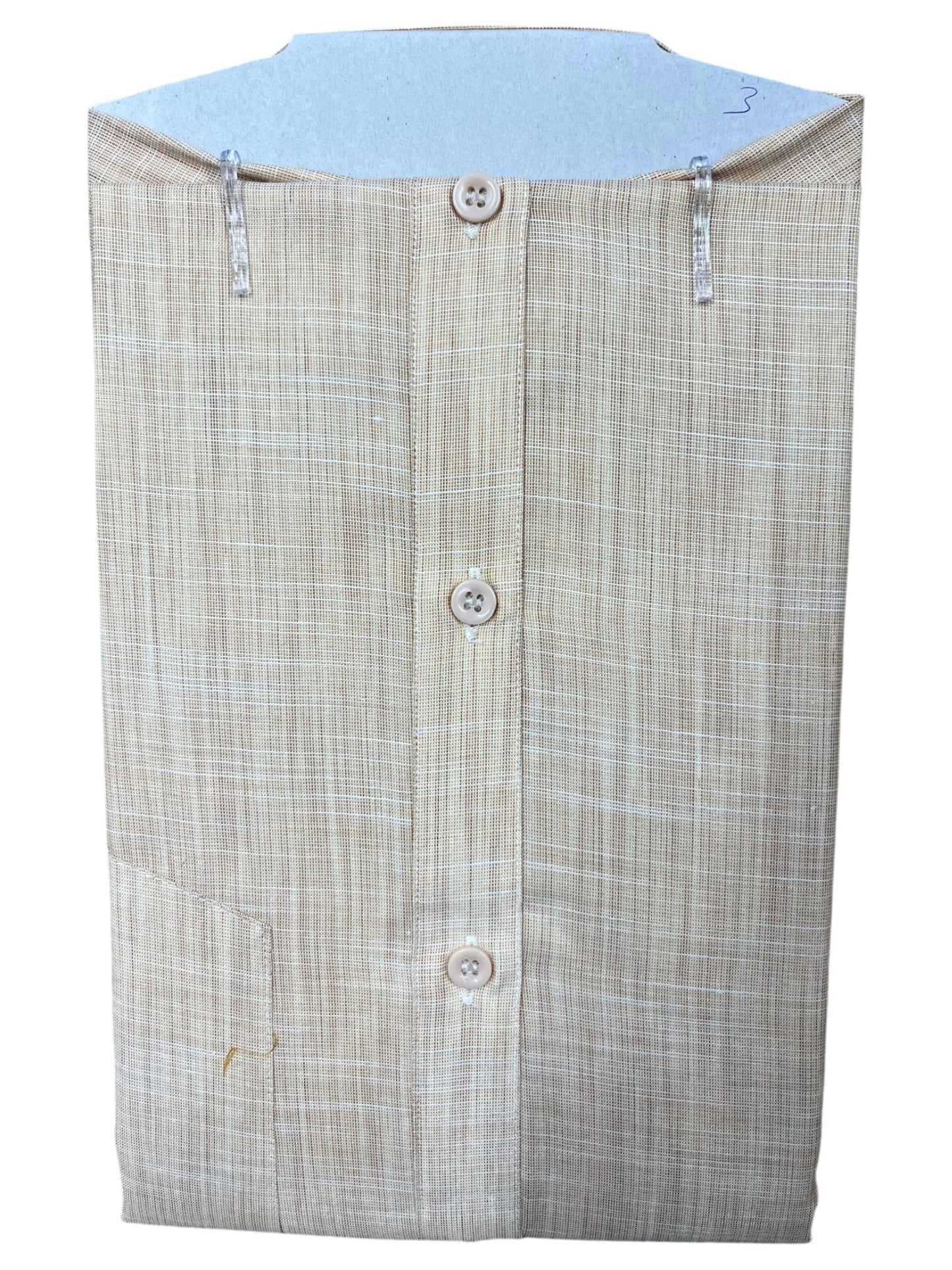 Southloom Pure Cotton Brown Plain Shirt SLSHIRT 46 HS