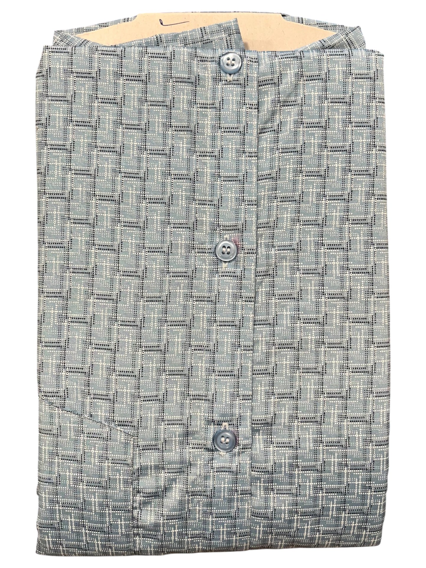 Southloom Pure Cotton Grey Printed Shirt (48 FS)