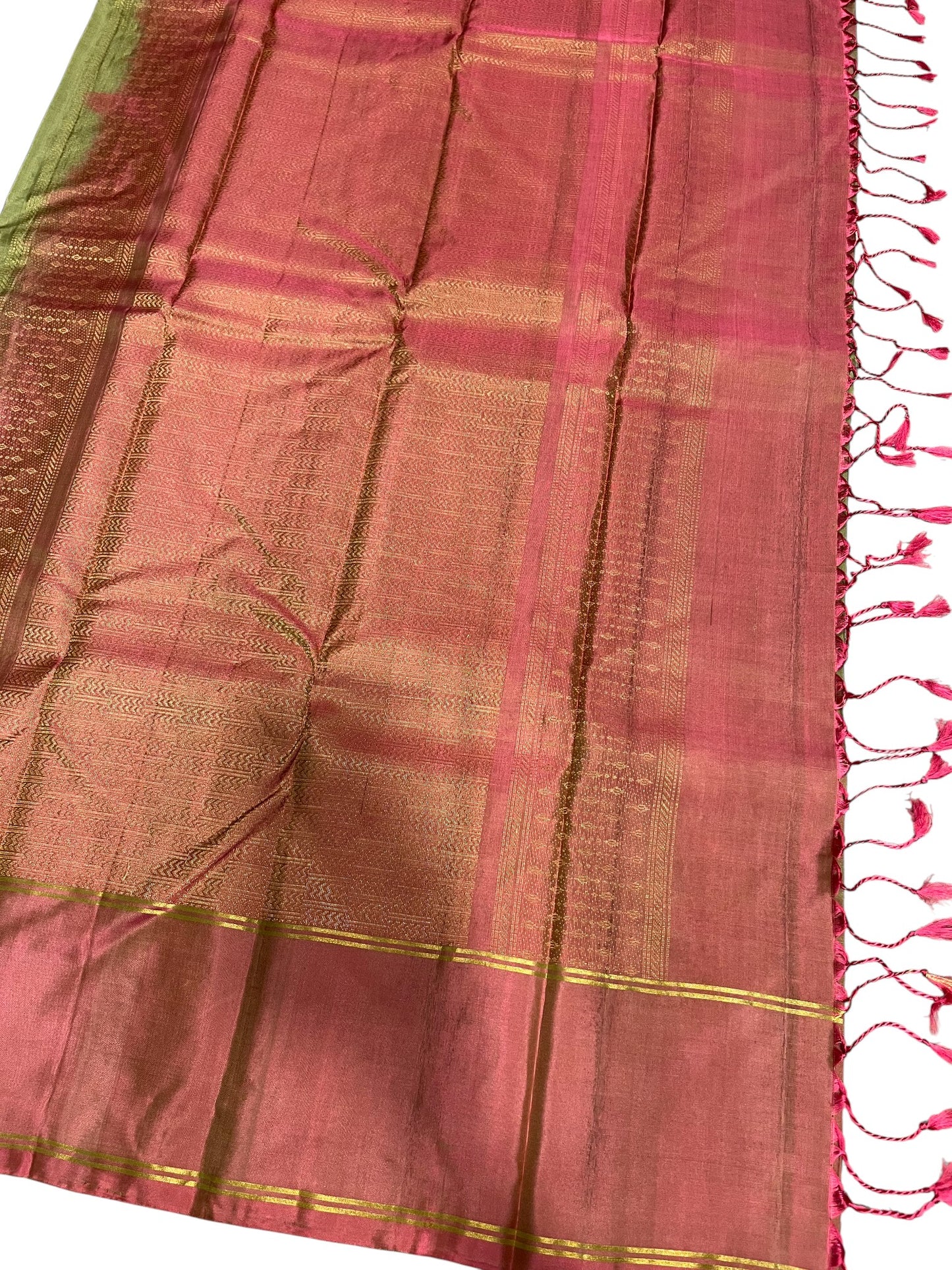Southloom Pure Handloom Kanchipuram Silk Saree with Butta Work
