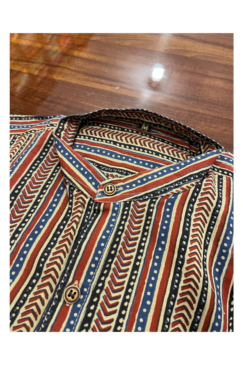 Southloom Jaipur Pure Cotton Printed Shirt For Men (Medium)