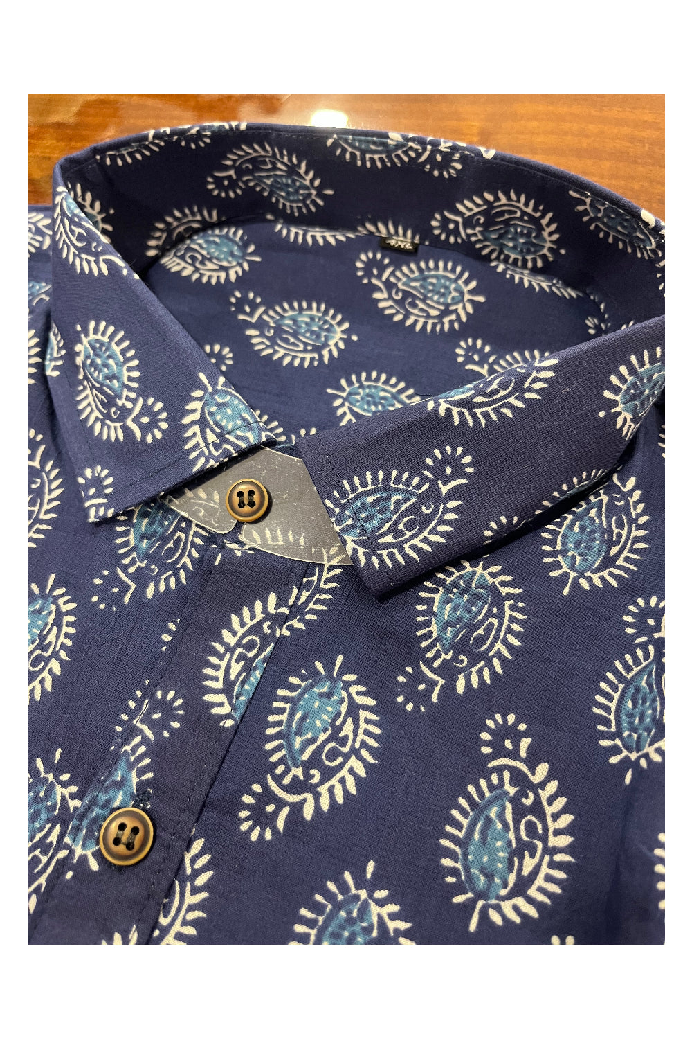 Southloom Jaipur Pure Cotton Printed Shirt For Men (4XL)