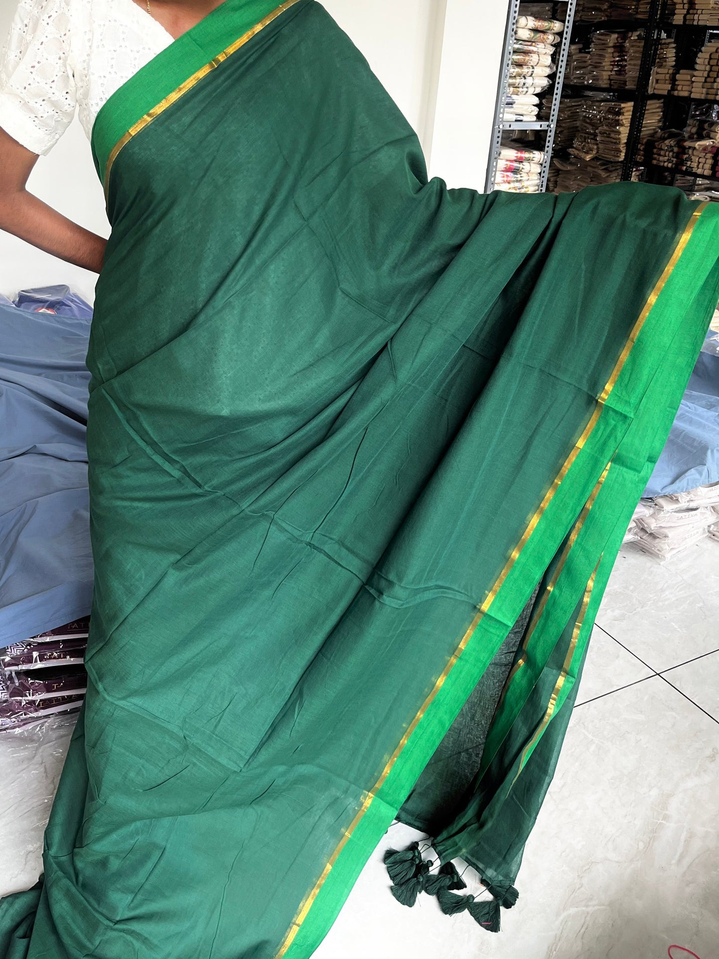 Kerala Mul Cotton Soft Fabric Saree SL215