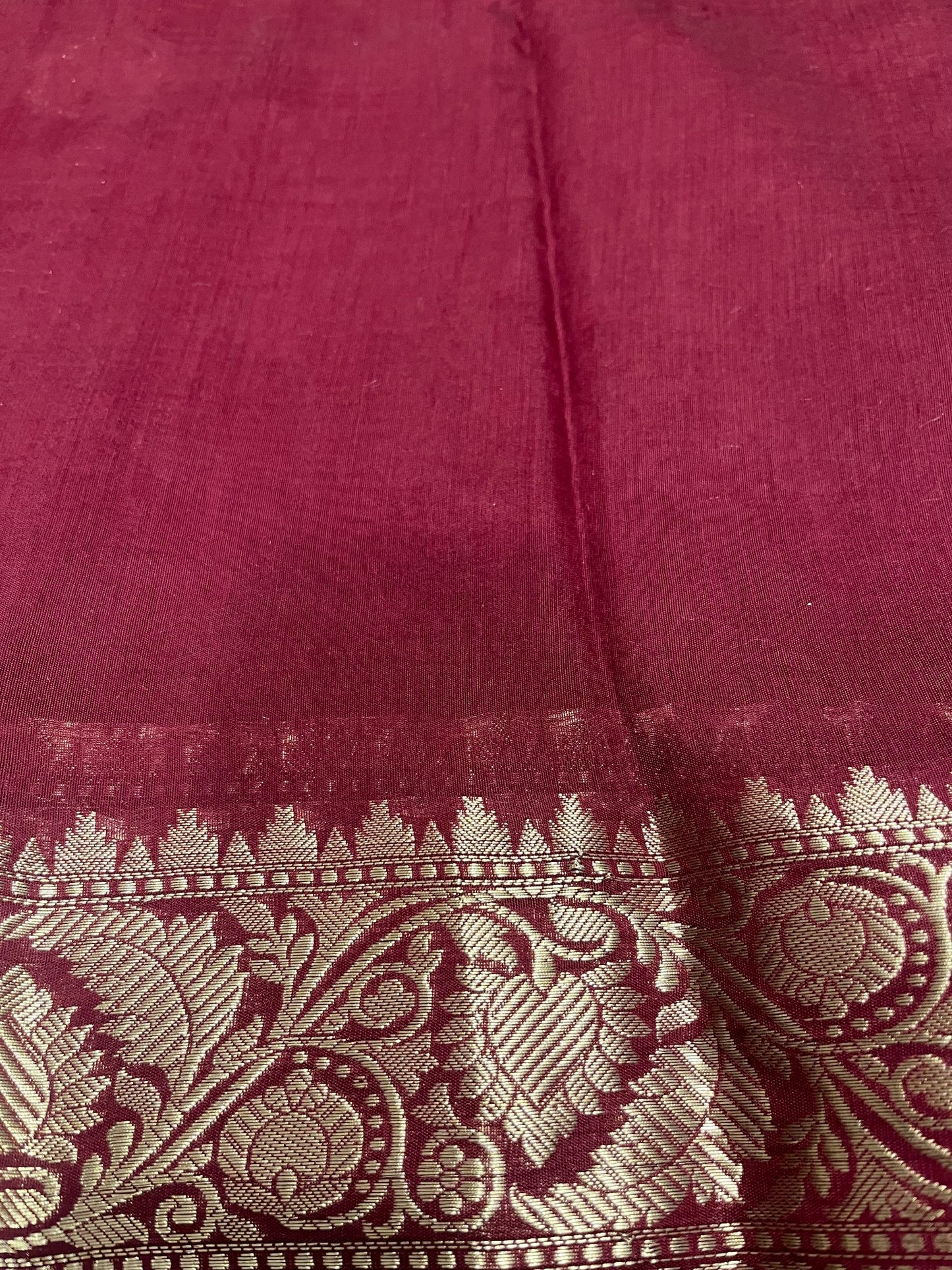 Southloom Georgete Banarasi Silk Saree with Woven Work on Body and Borders