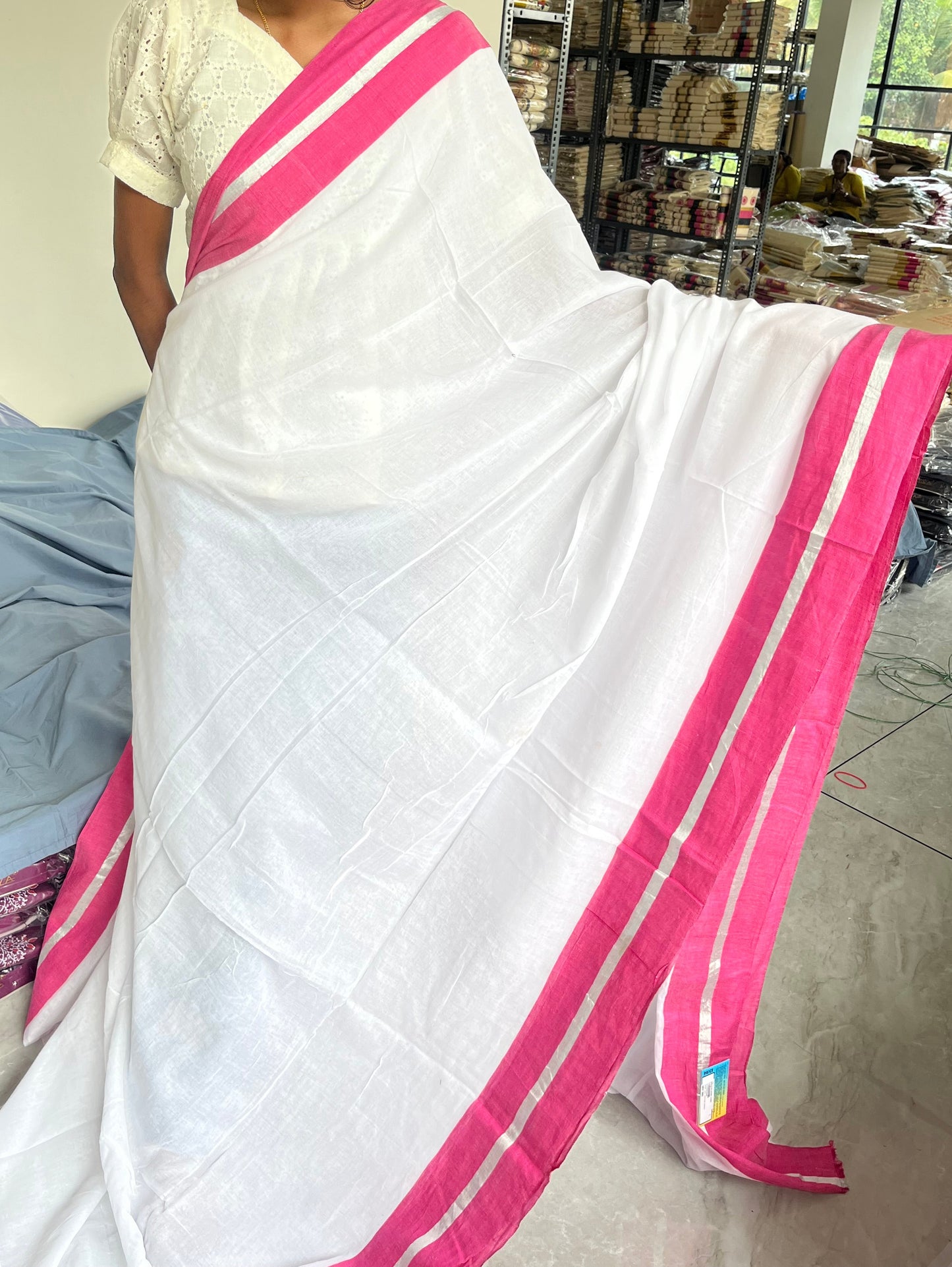 Kerala Mul Cotton Soft Fabric Saree SL215