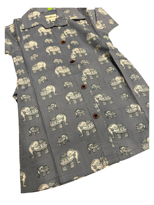 Southloom Pure Cotton Jaipur Printed Frocks for Girls (Age 1-2)