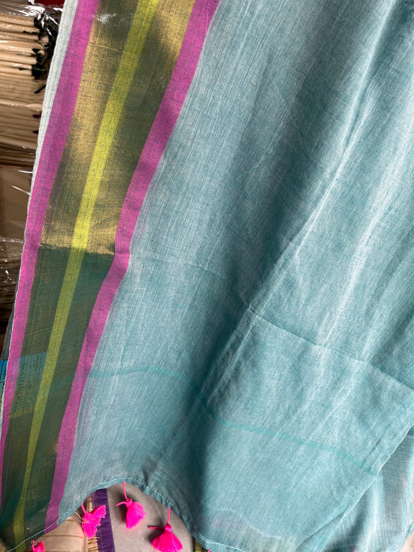 Kerala Mulcotton Soft Fabric Saree SL215