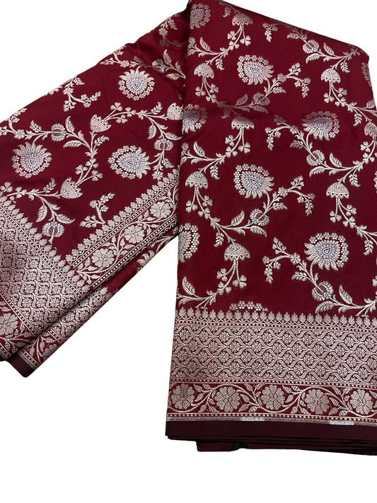 Southloom Pure Banarasi Silk Saree with Woven Work on Body and Borders