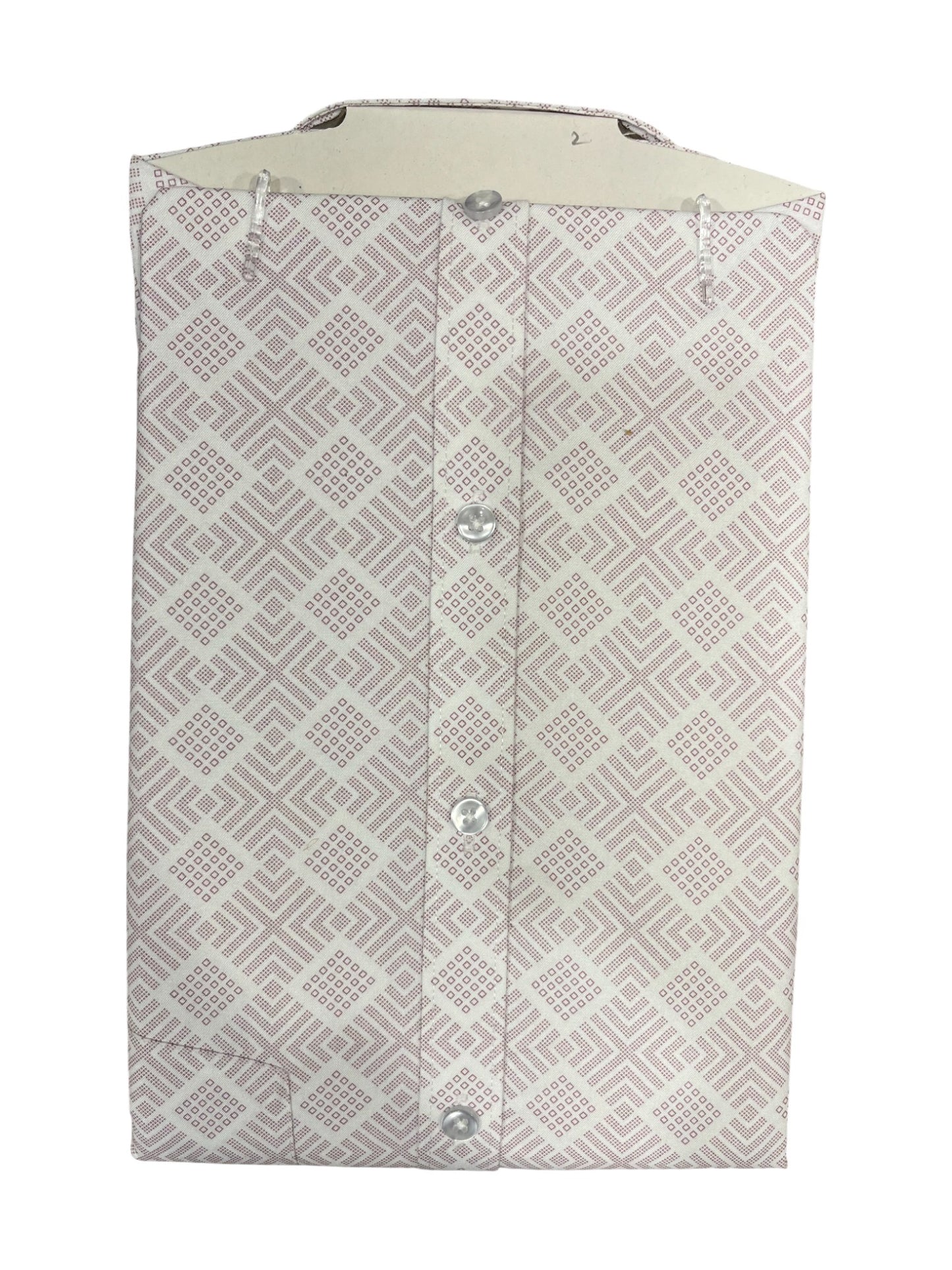 Southloom Pure Cotton Brown Printed Shirt(XL FS)