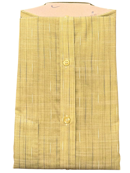 Southloom Pure Cotton Green Lines Shirt(48 HS)