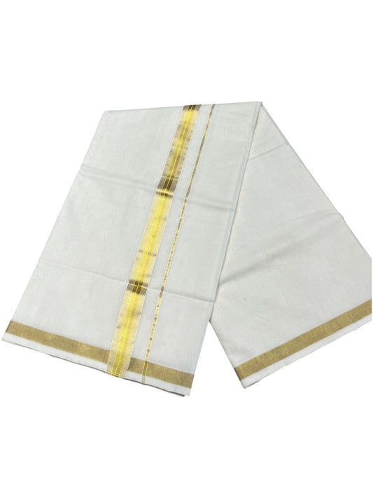 Southloom Super Premium Balaramapuram Handloom Cotton Saree with Gold Kasavu and Gold Border