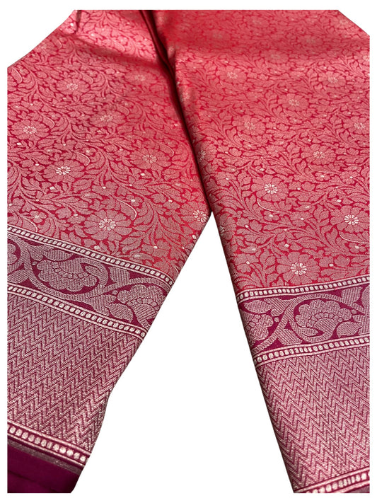 Southloom Banarasi Silk Saree with Woven Work on Body and Borders