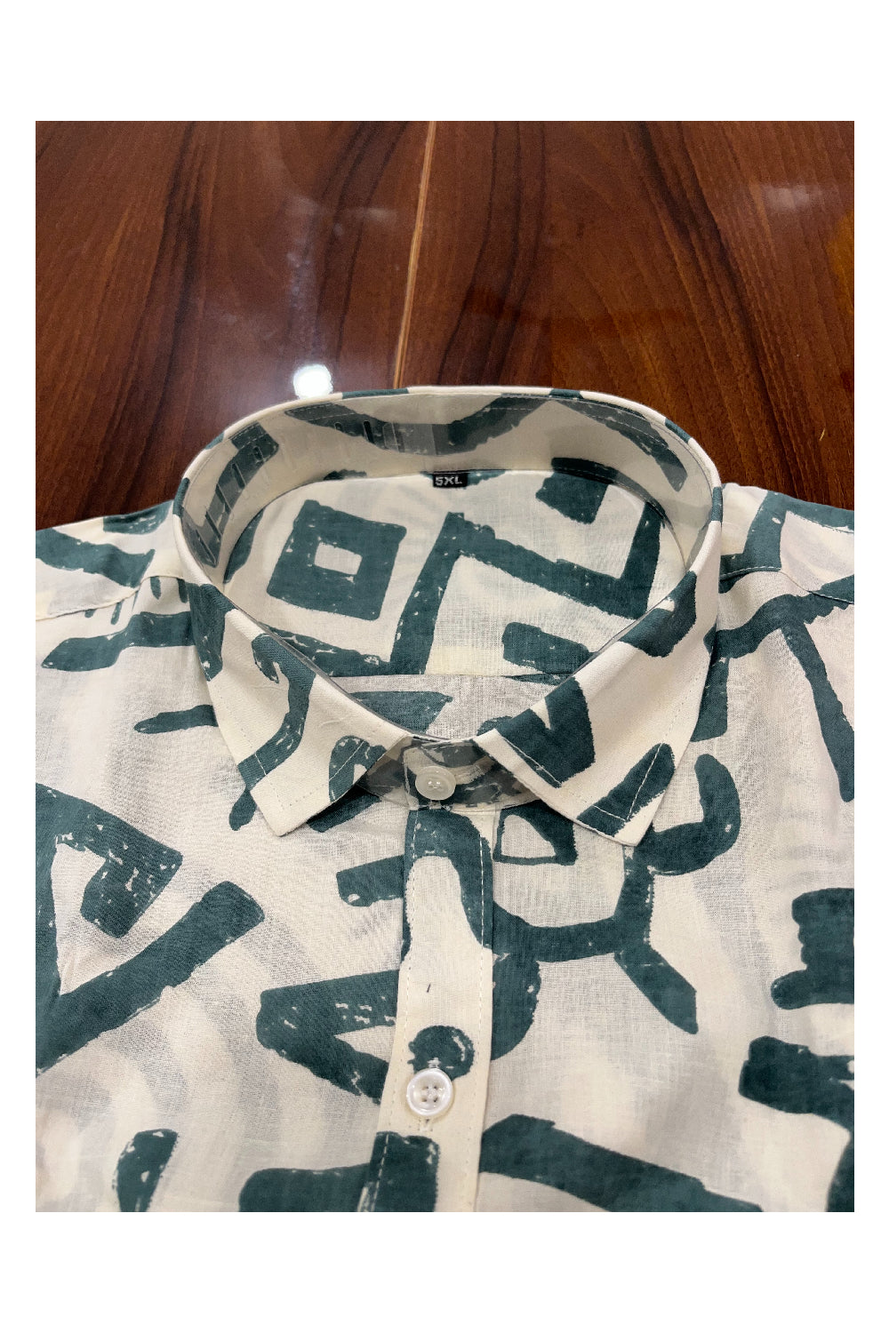 Southloom Jaipur Pure Cotton Printed Shirt For Men (5XL)
