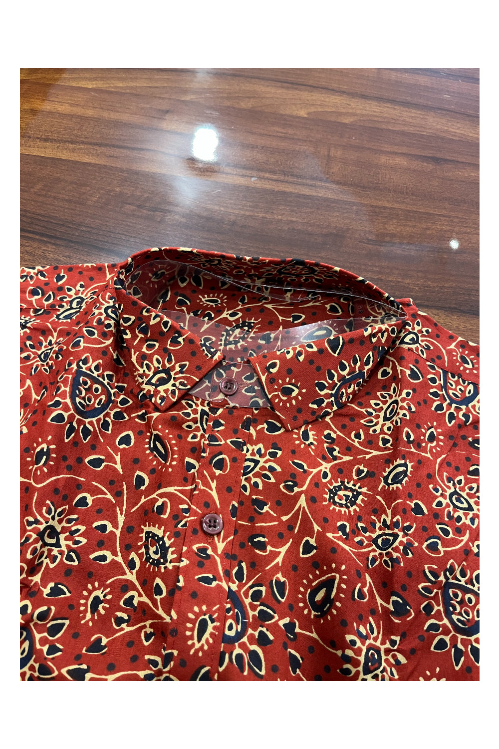 Southloom Jaipur Pure Cotton Printed Shirt For Men (Medium)