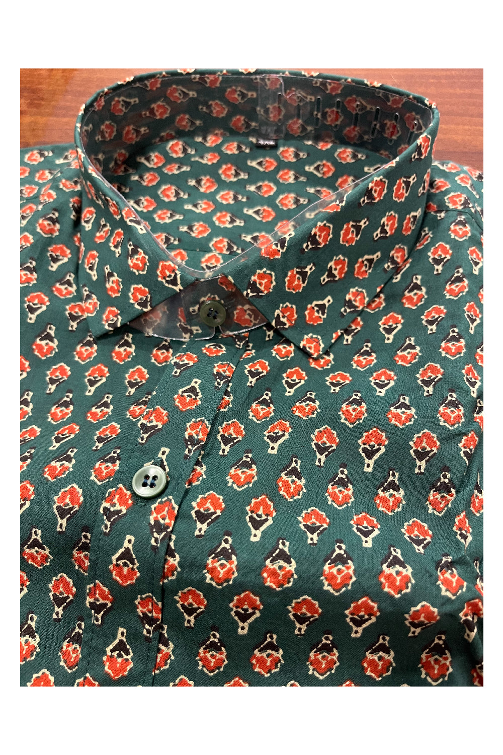 Southloom Jaipur Pure Cotton Printed Shirt For Men (4XL)