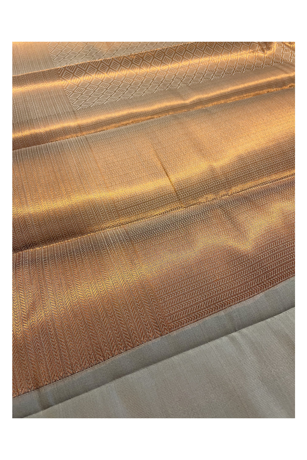 Southloom Premium Semi Silk Zari Work Brocade Saree in Bridal Brown with Matching Pallu
