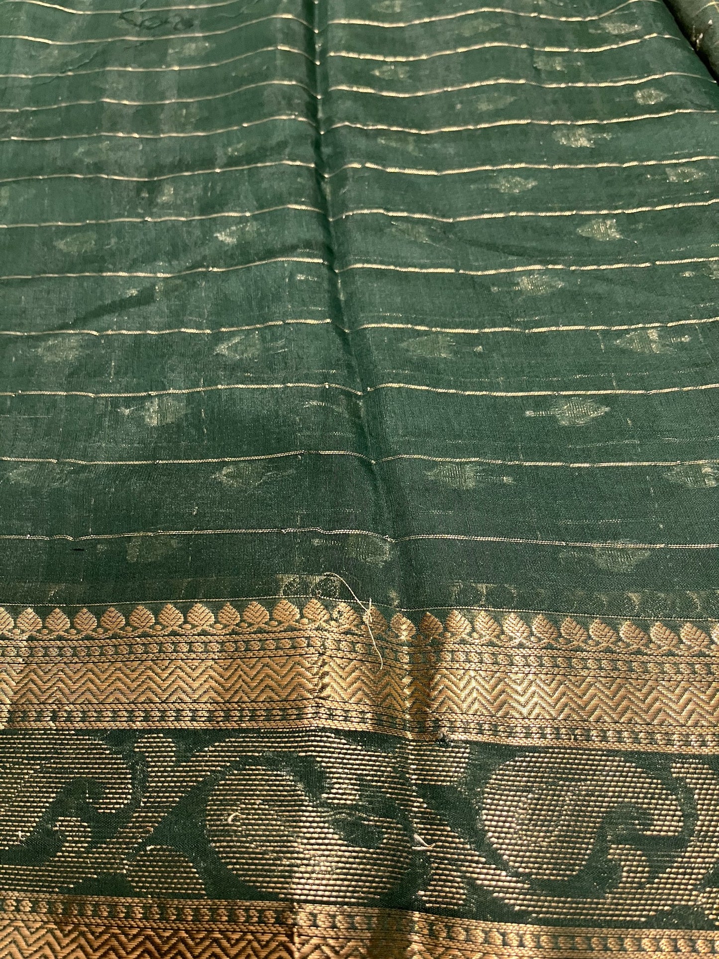 Southloom Georgete Banarasi Silk Saree with Woven Work on Body and Borders