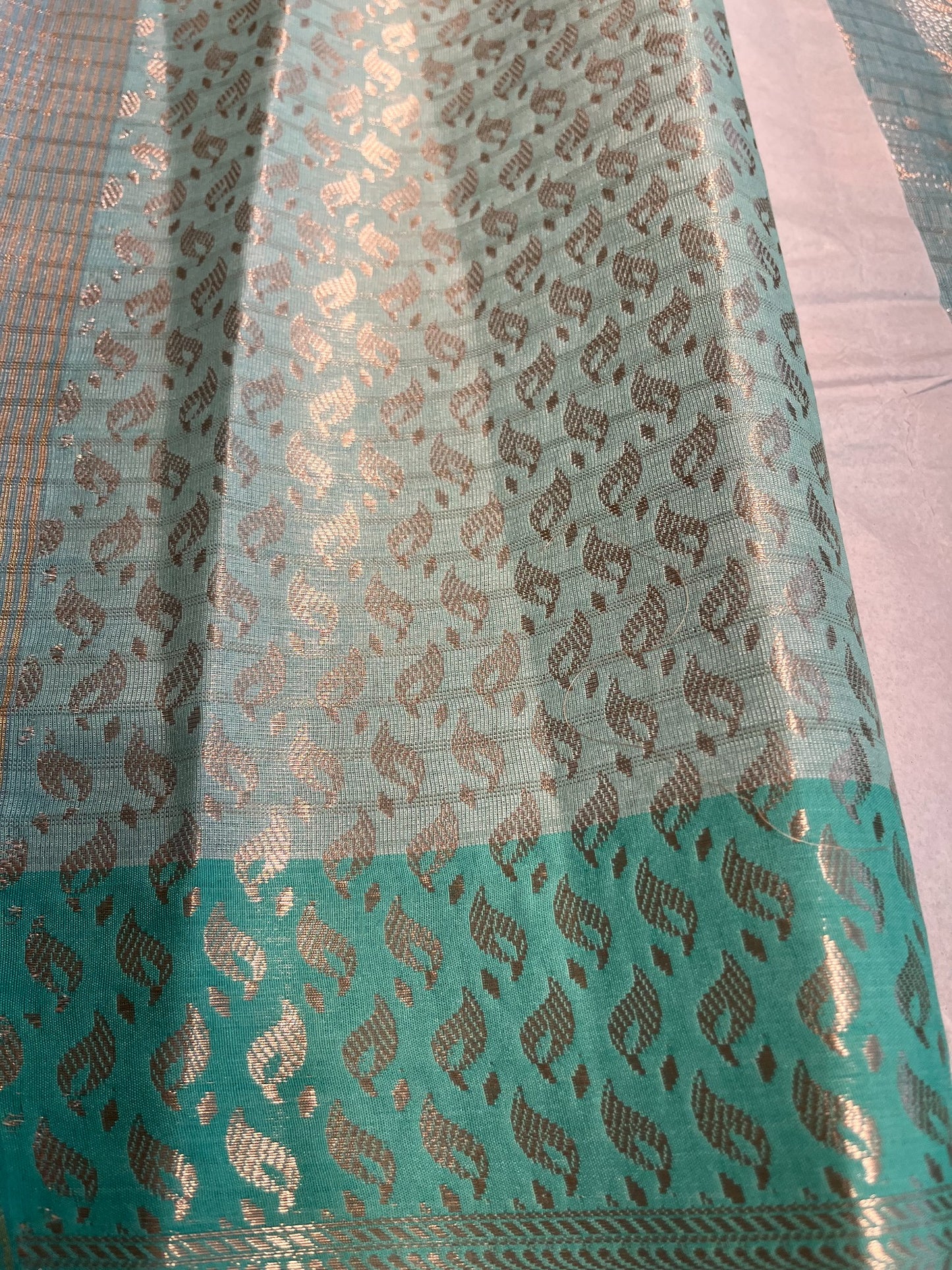 Southloom Tissue Banarasi Silk Saree with Woven Work on Body and Borders