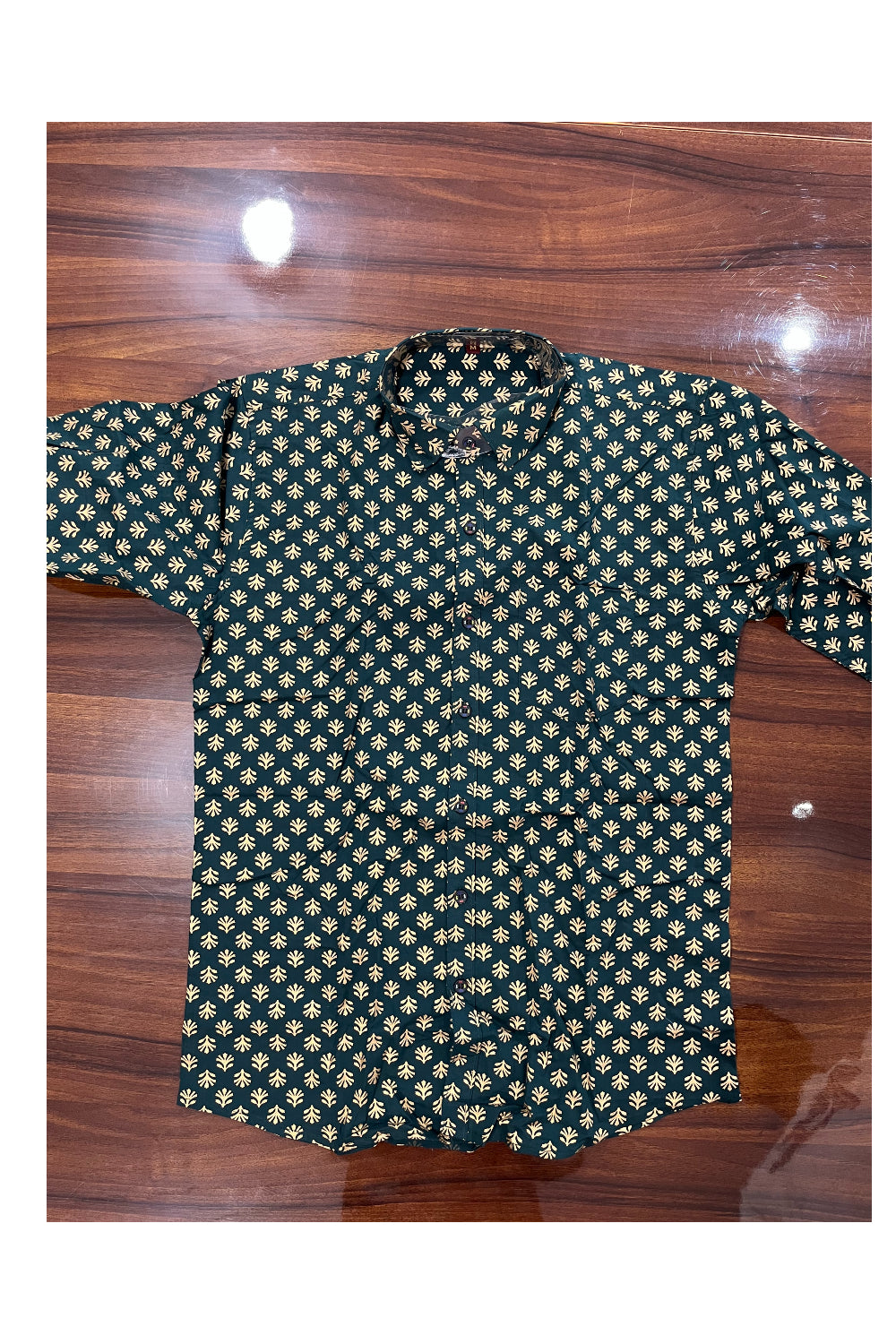 Southloom Jaipur Pure Cotton Printed Shirt For Men (Medium)
