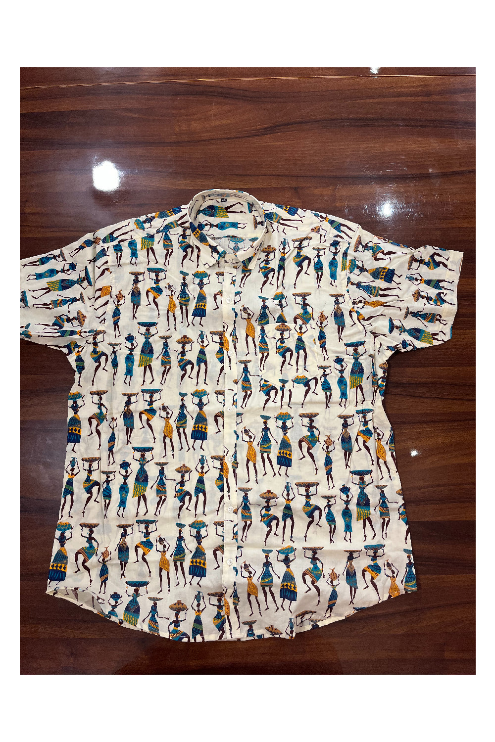 Southloom Jaipur Pure Cotton Printed Shirt For Men (5XL)