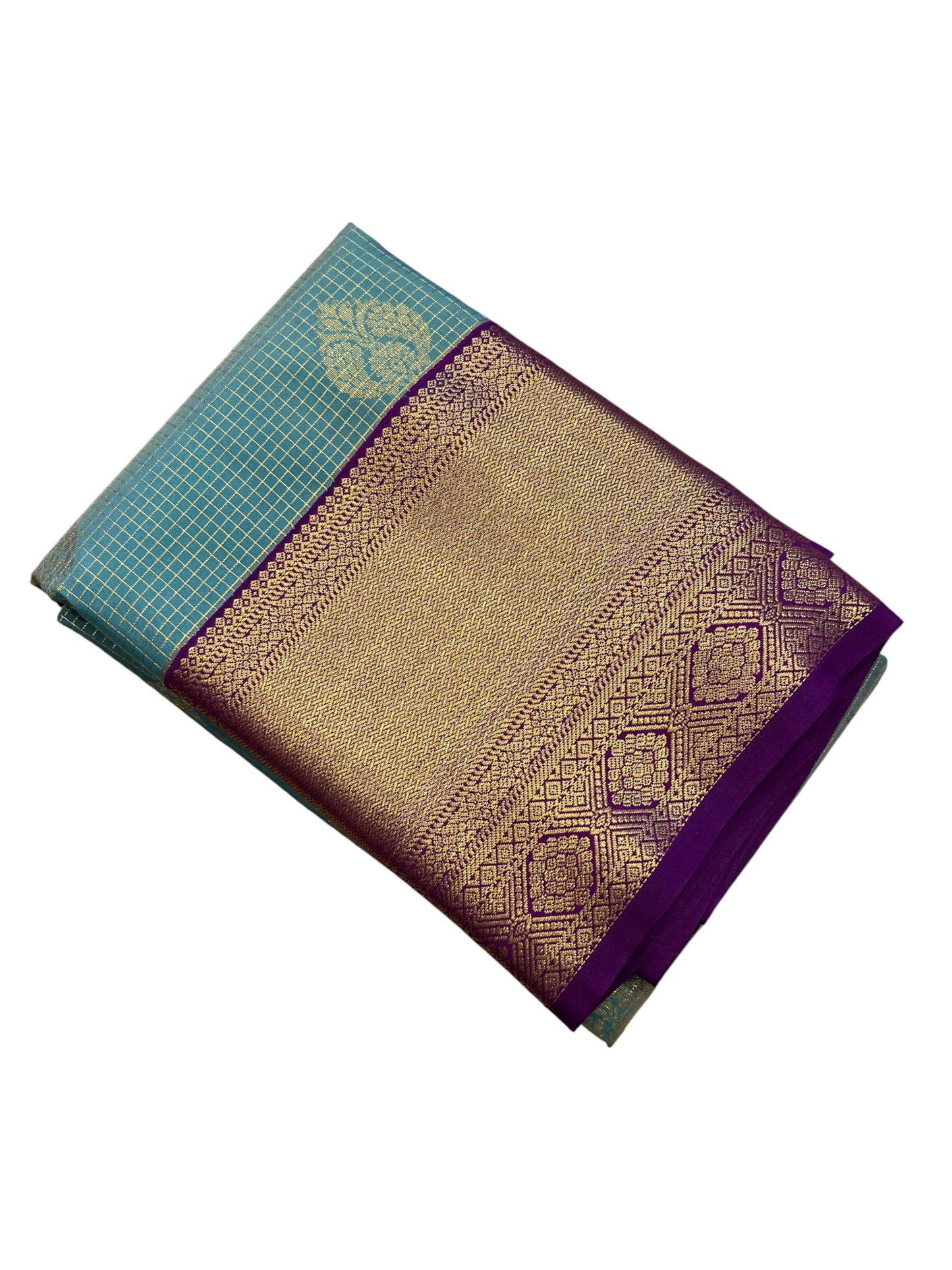 Southloom Banarasi Semi Silk Saree with Woven Work on Body (Green)
