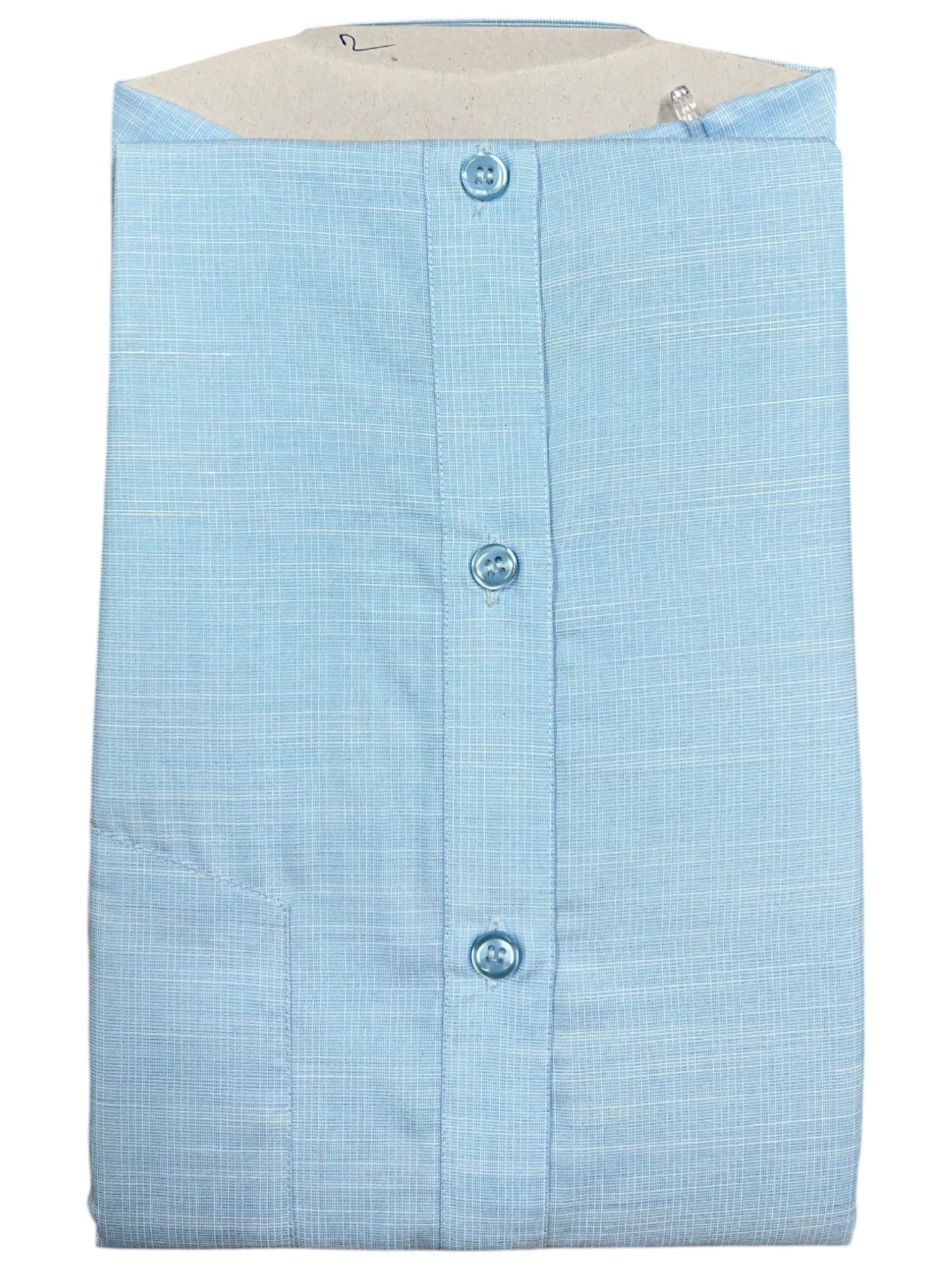 Southloom Pure Cotton Blue Plain Shirt SLSHIRT 46 FS