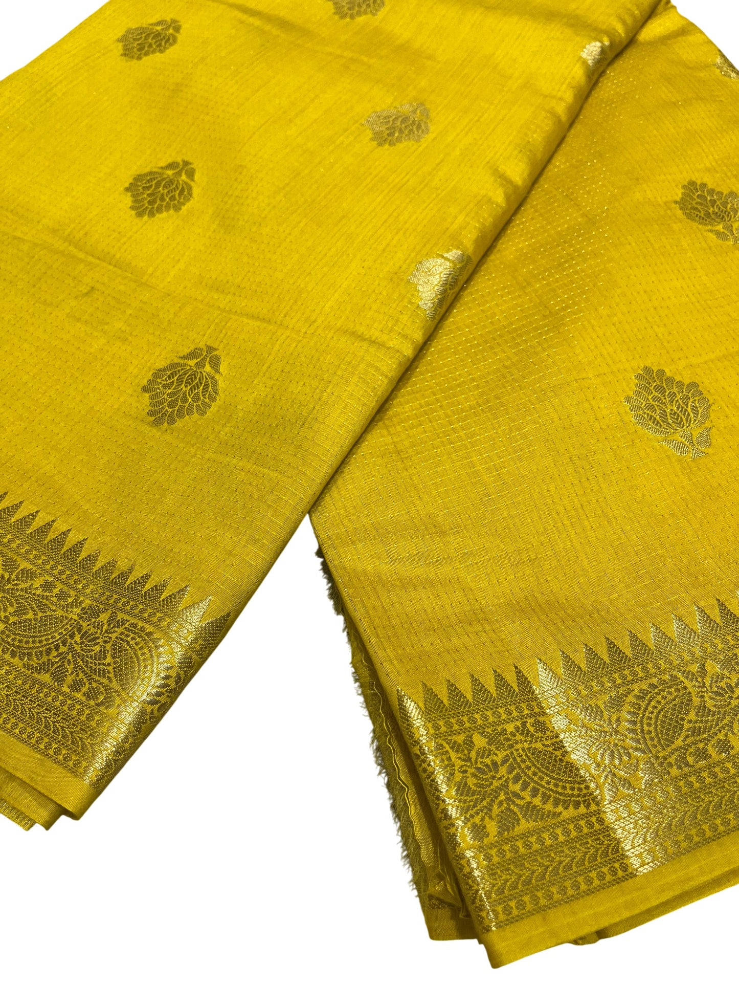 Southloom Georgete Banarasi Silk Saree with Woven Work on Body and Borders
