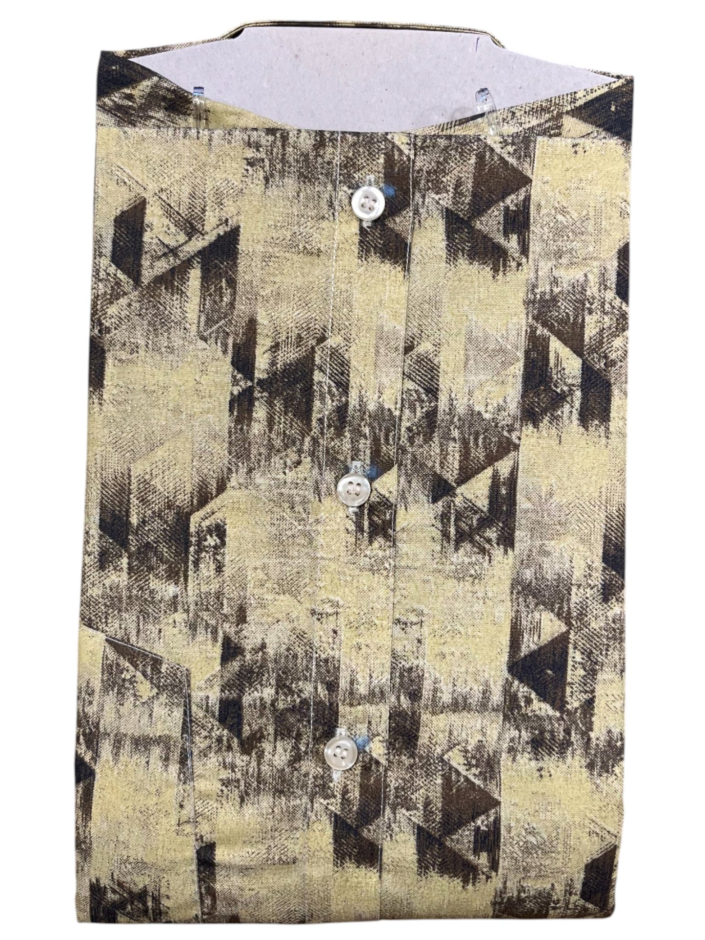 Southloom Pure Cotton Brown Printed Shirt SLSHIRT 44 FS
