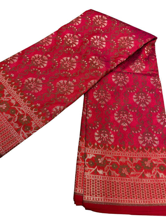 Southloom Banarasi Silk Saree with Woven Work on Body and Borders