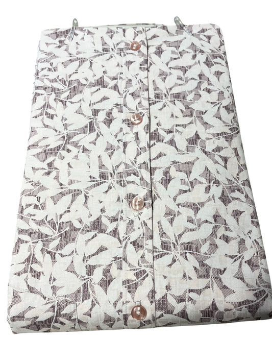 Southloom Pure Cotton Pink Printed Shirt (40 FS)