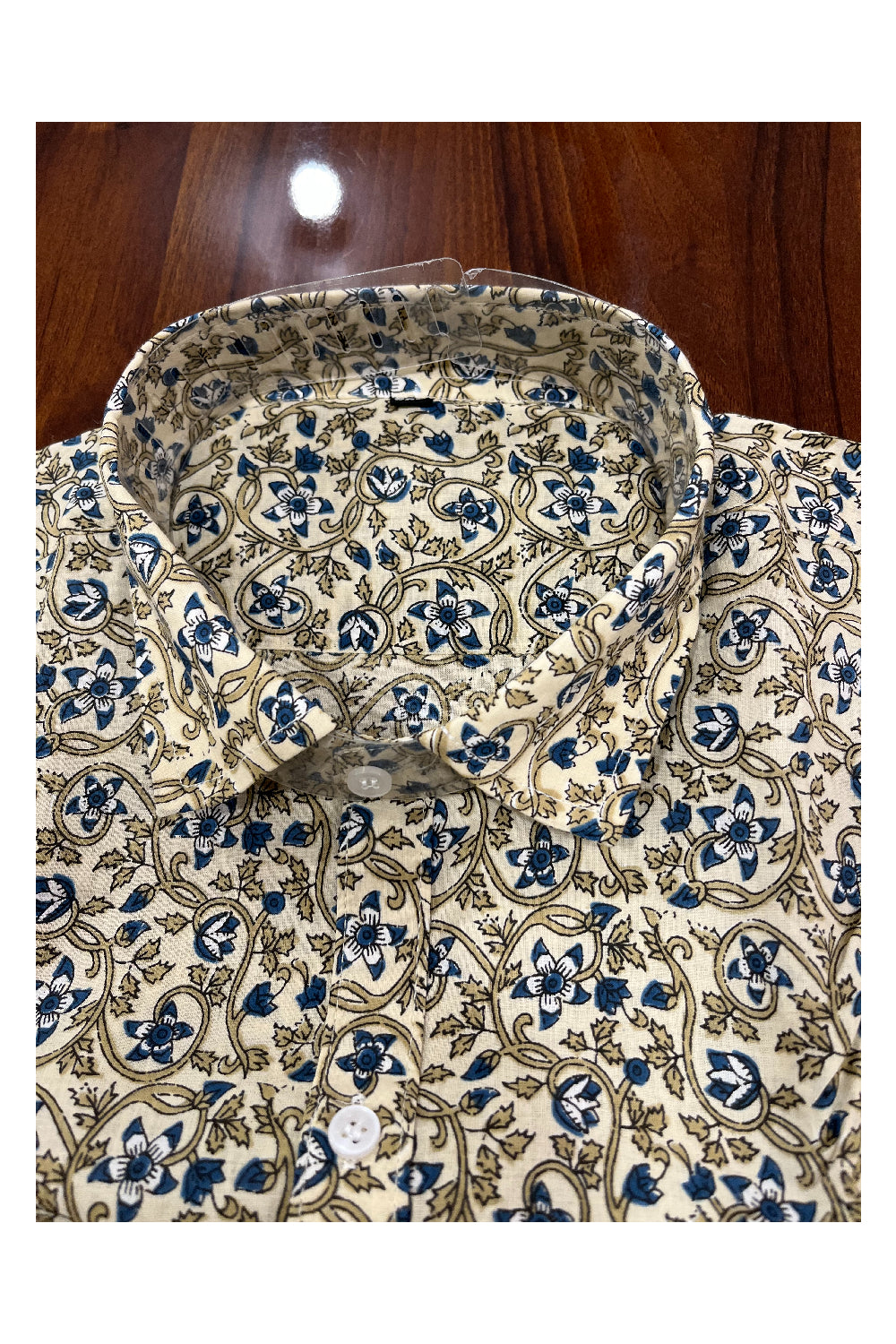 Southloom Jaipur Pure Cotton Printed Shirt For Men (5XL)