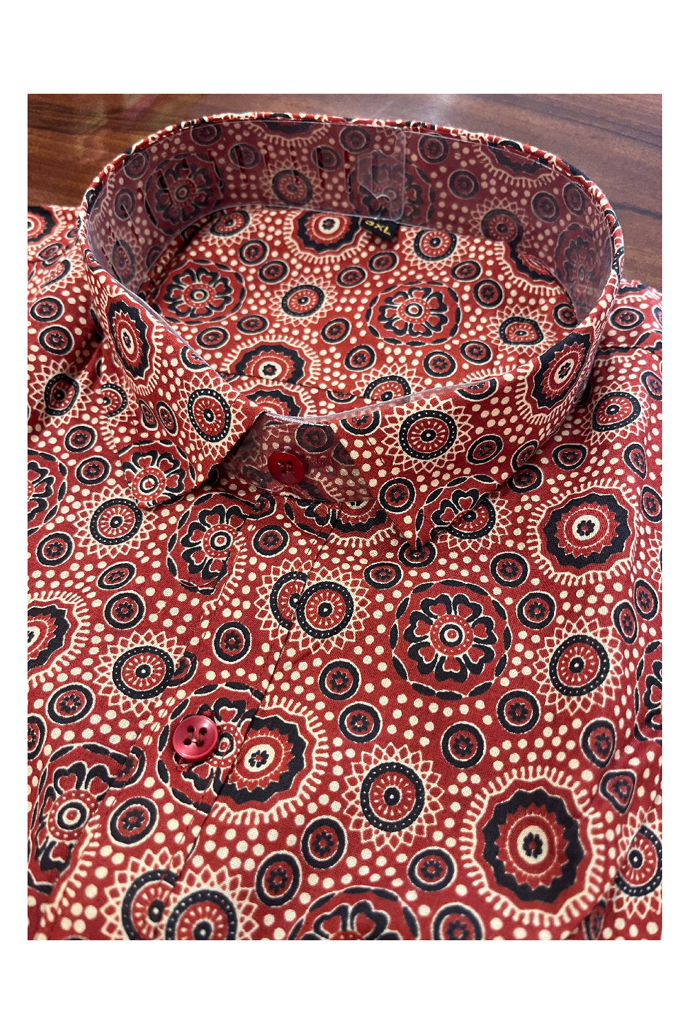 Southloom Jaipur Pure Cotton Printed Shirt For Men (3XL)