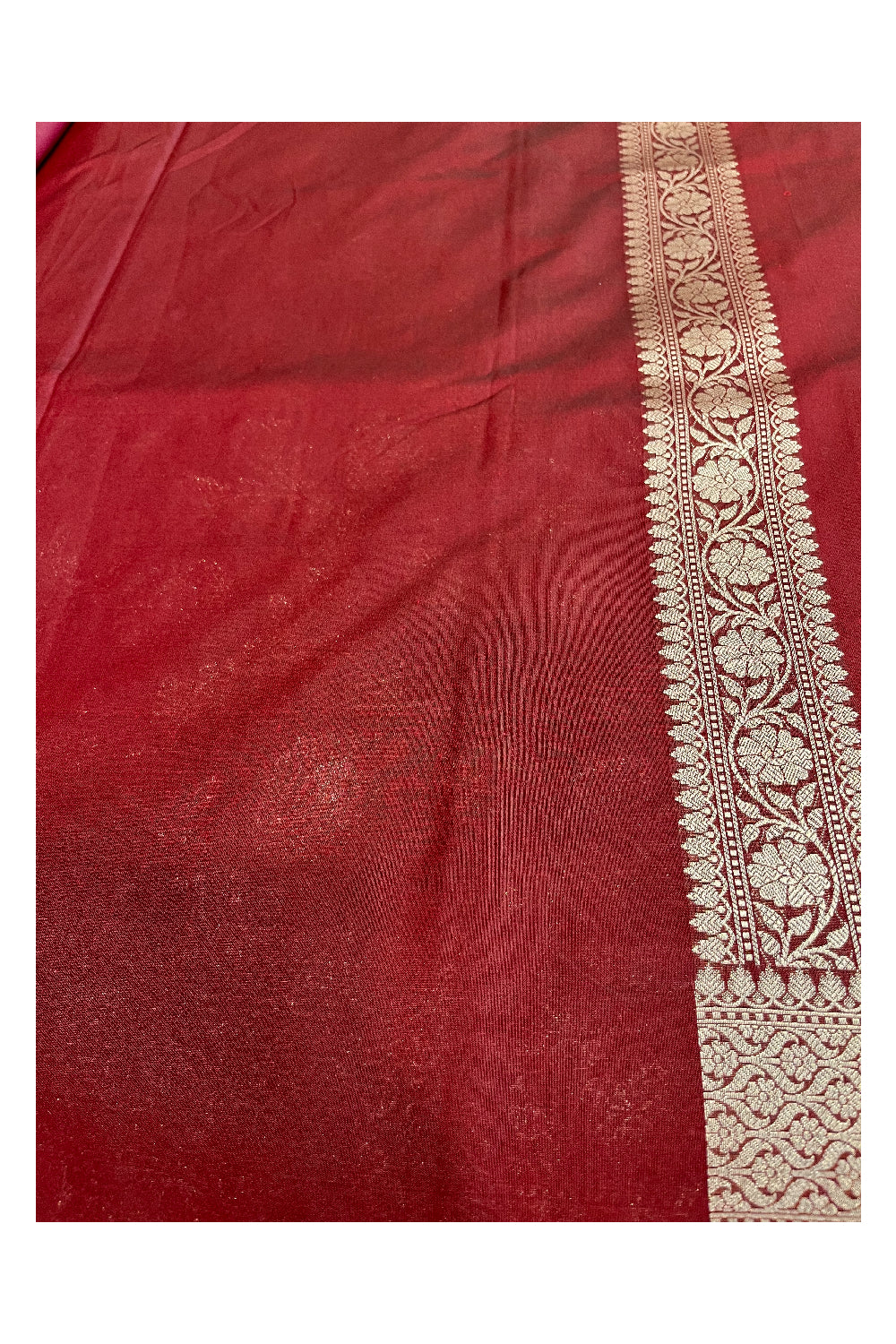 Southloom Banarasi Georgette Woven Work Saree in Balck