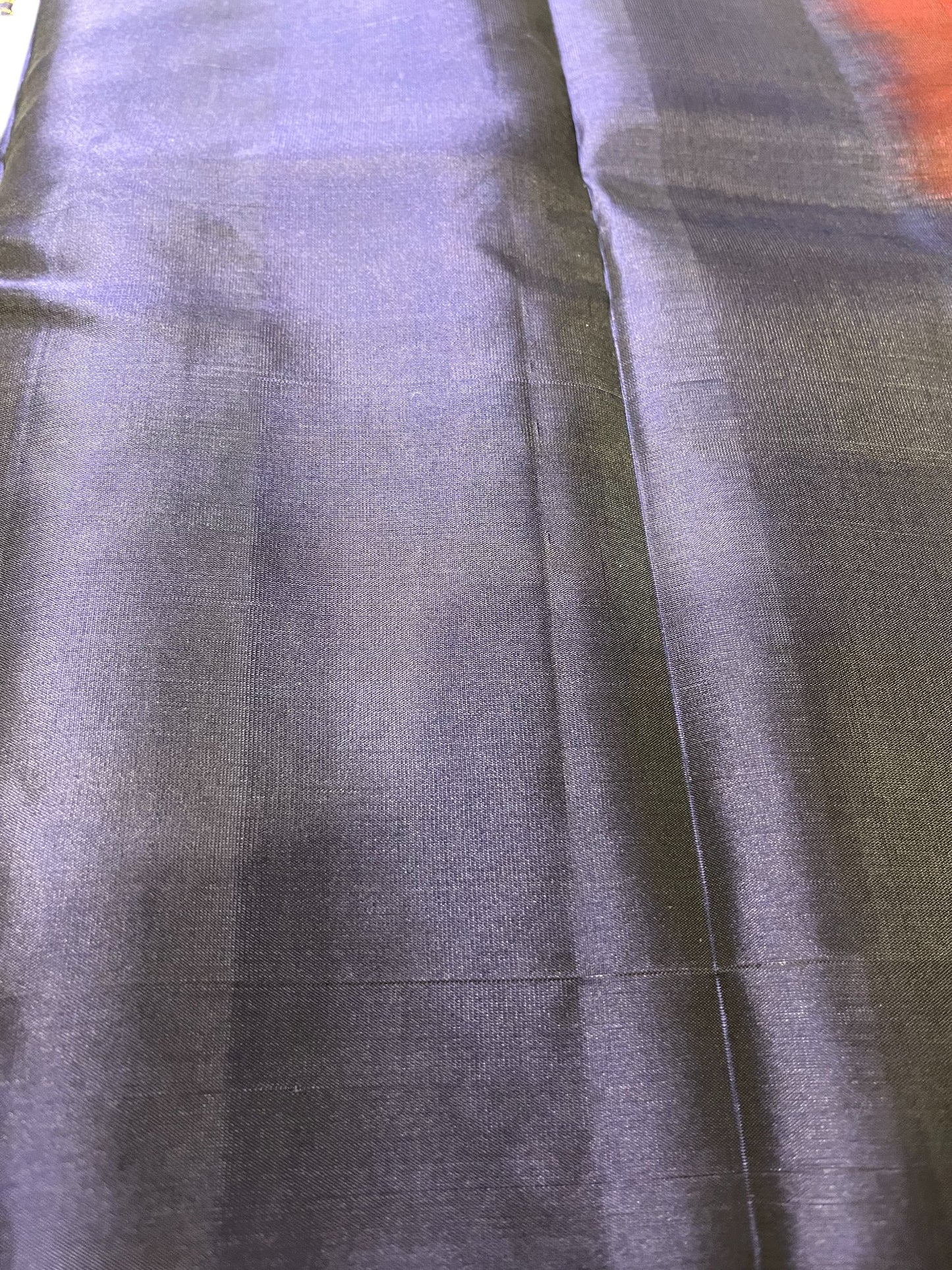 Southloom Pure Handloom Kanchipuram Silk Saree with Butta Work (Maroon & Blue)