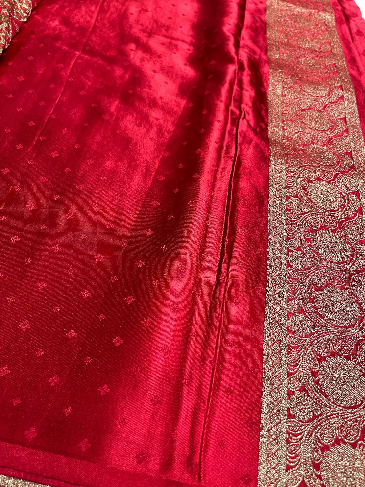 Southloom Satin Banarasi Silk Saree with Woven Work on Body and Borders