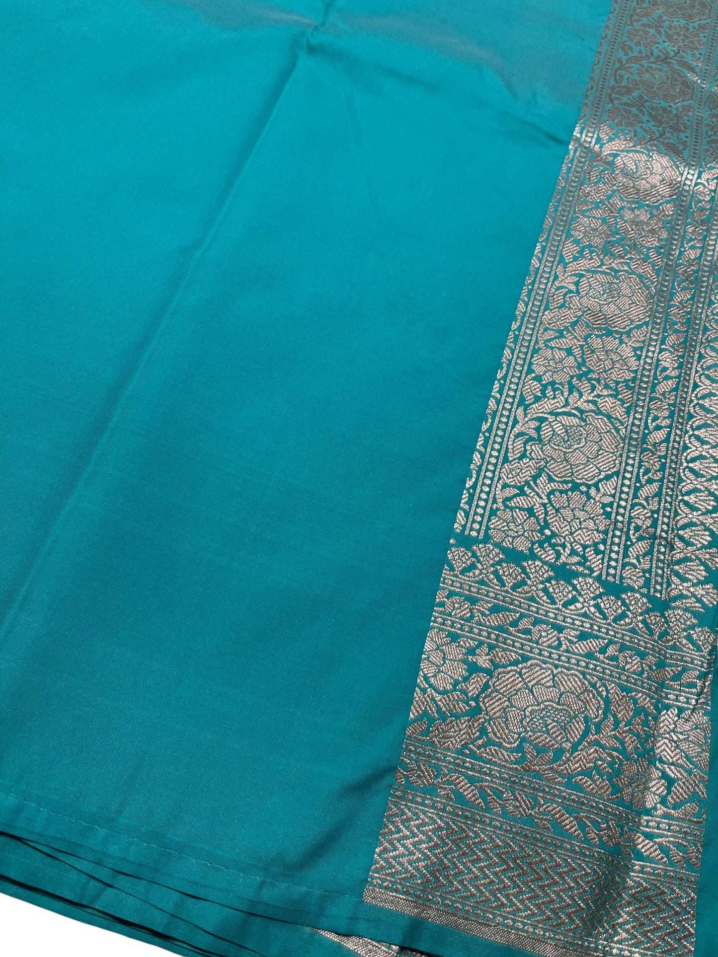 Southloom Pure Banarasi Silk Saree with Woven Work on Body and Borders