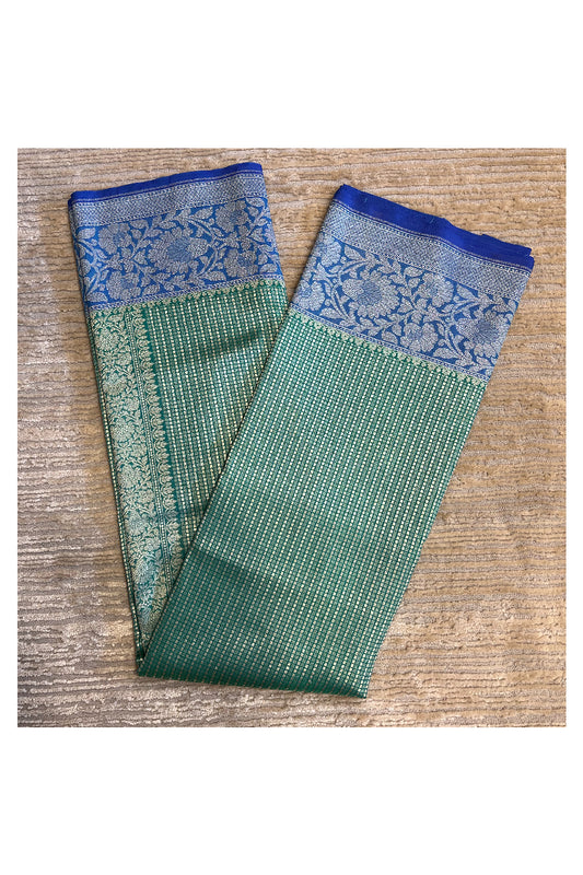 Southloom Pure Banarasi Saree With Woven Zari Work On Body Pallu And Bordes