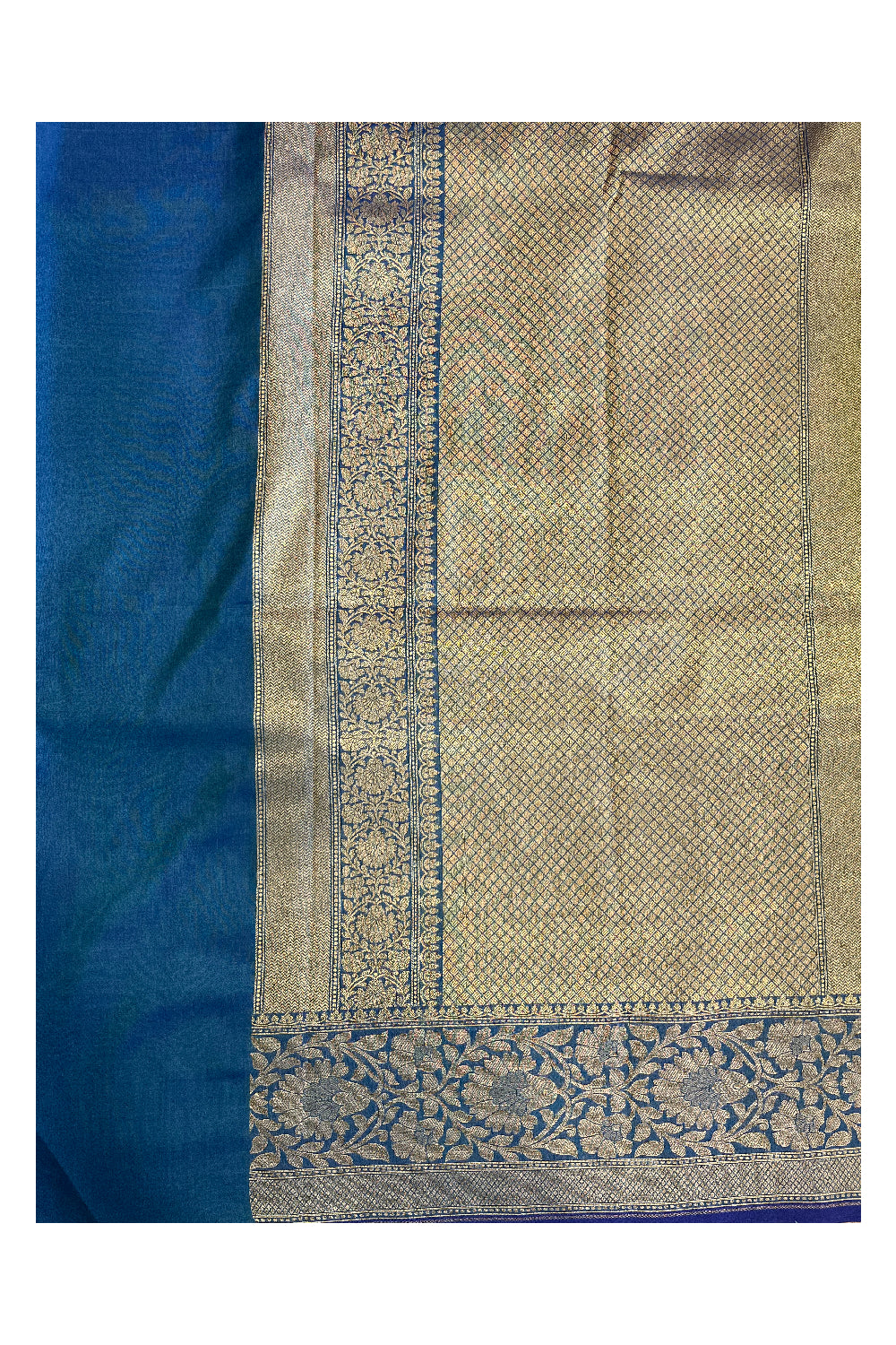 Southloom Pure Banarasi Saree With Woven Zari Work On Body Pallu And Bordes