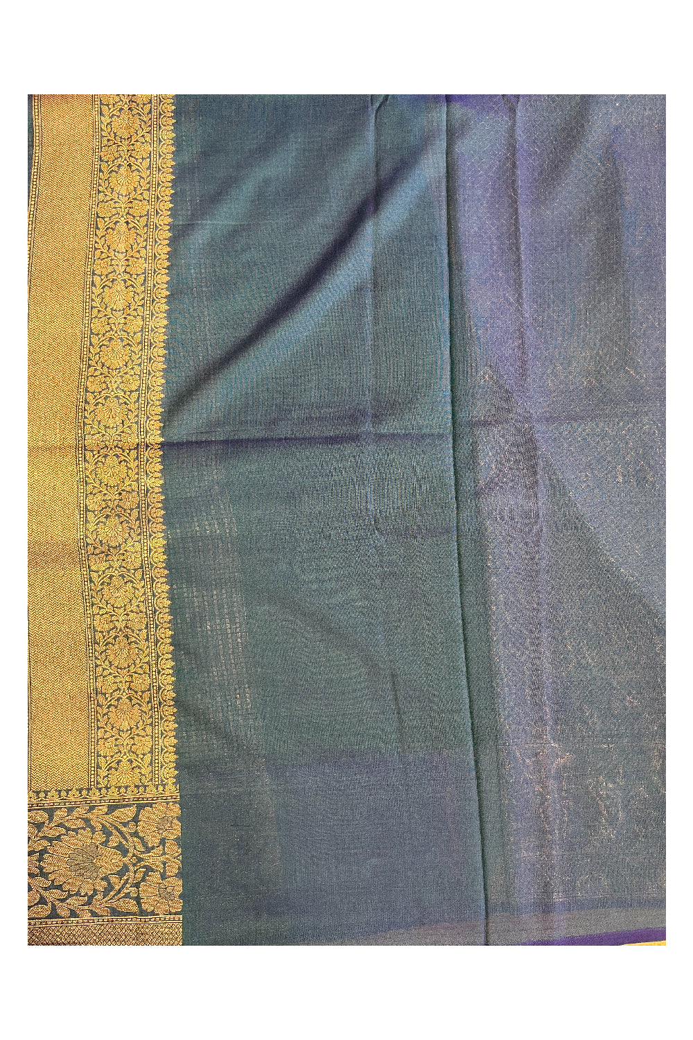 Southloom Pure Banarasi Saree With Woven Zari Work On Body Pallu And Bordes