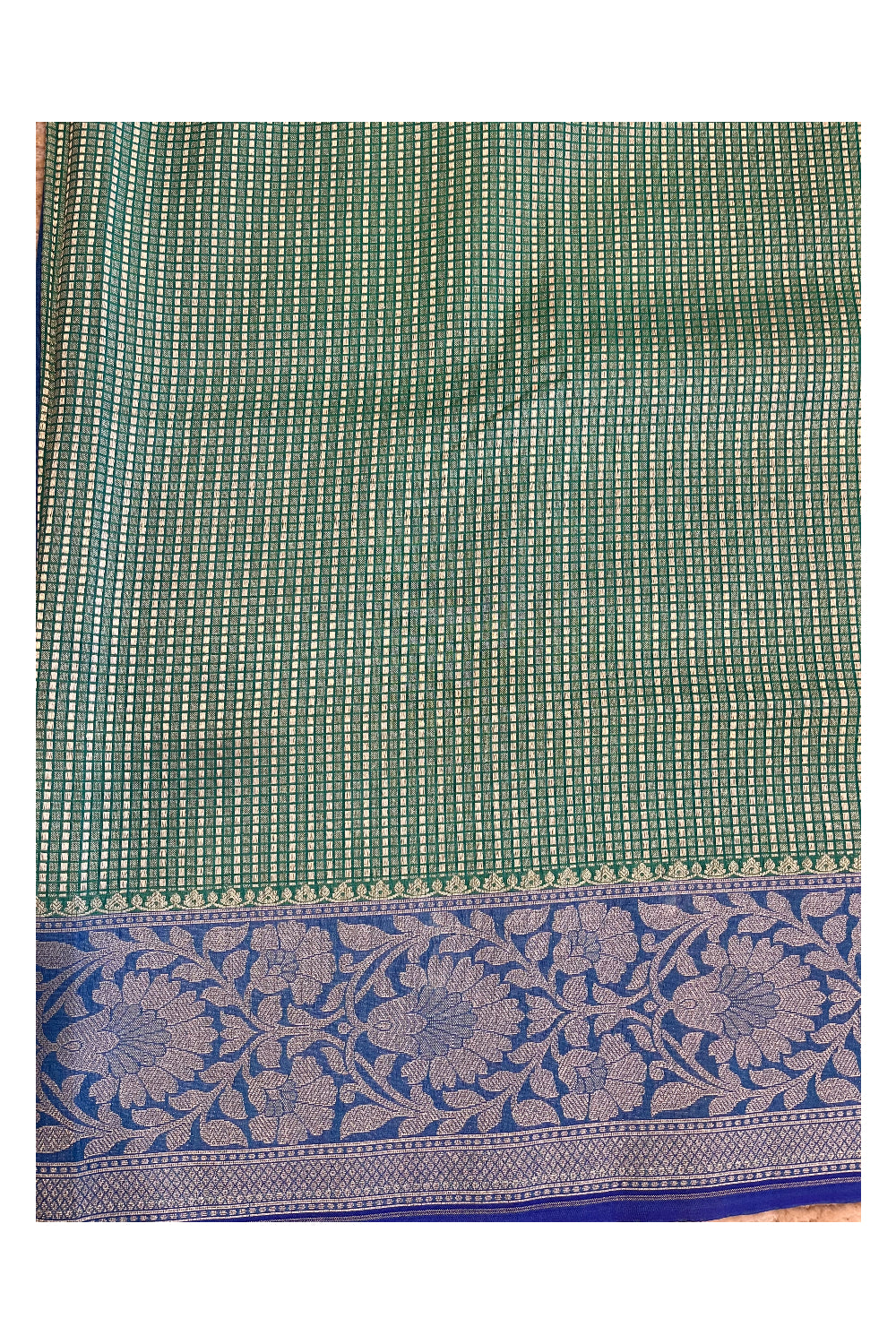 Southloom Pure Banarasi Saree With Woven Zari Work On Body Pallu And Bordes