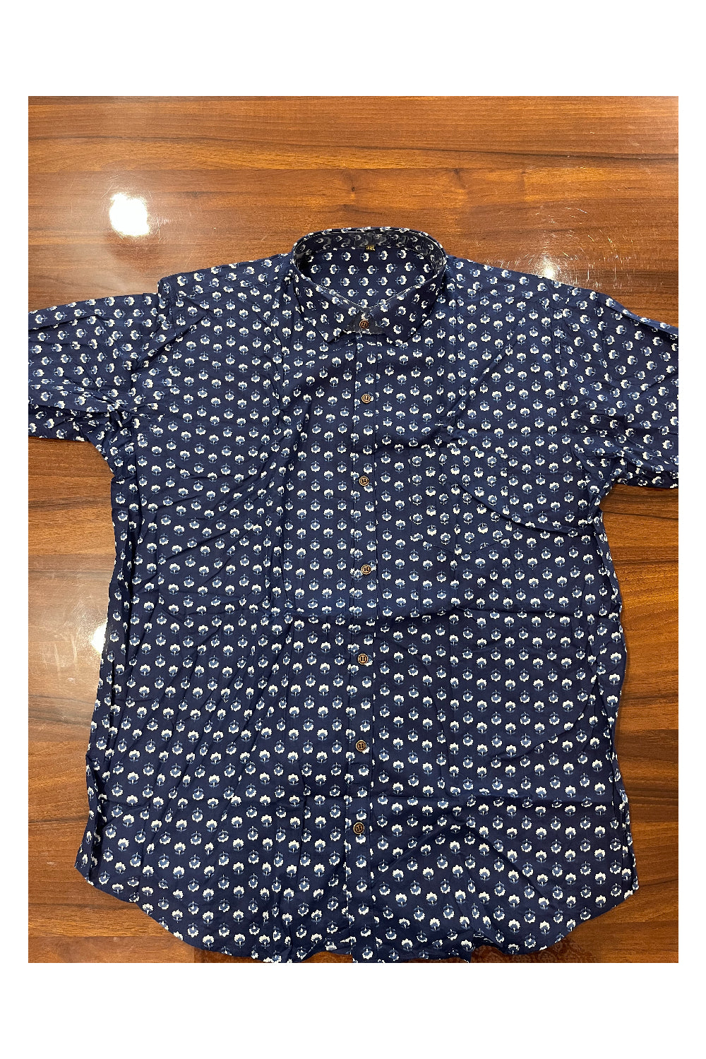 Southloom Jaipur Pure Cotton Printed Shirt For Men (3XL)