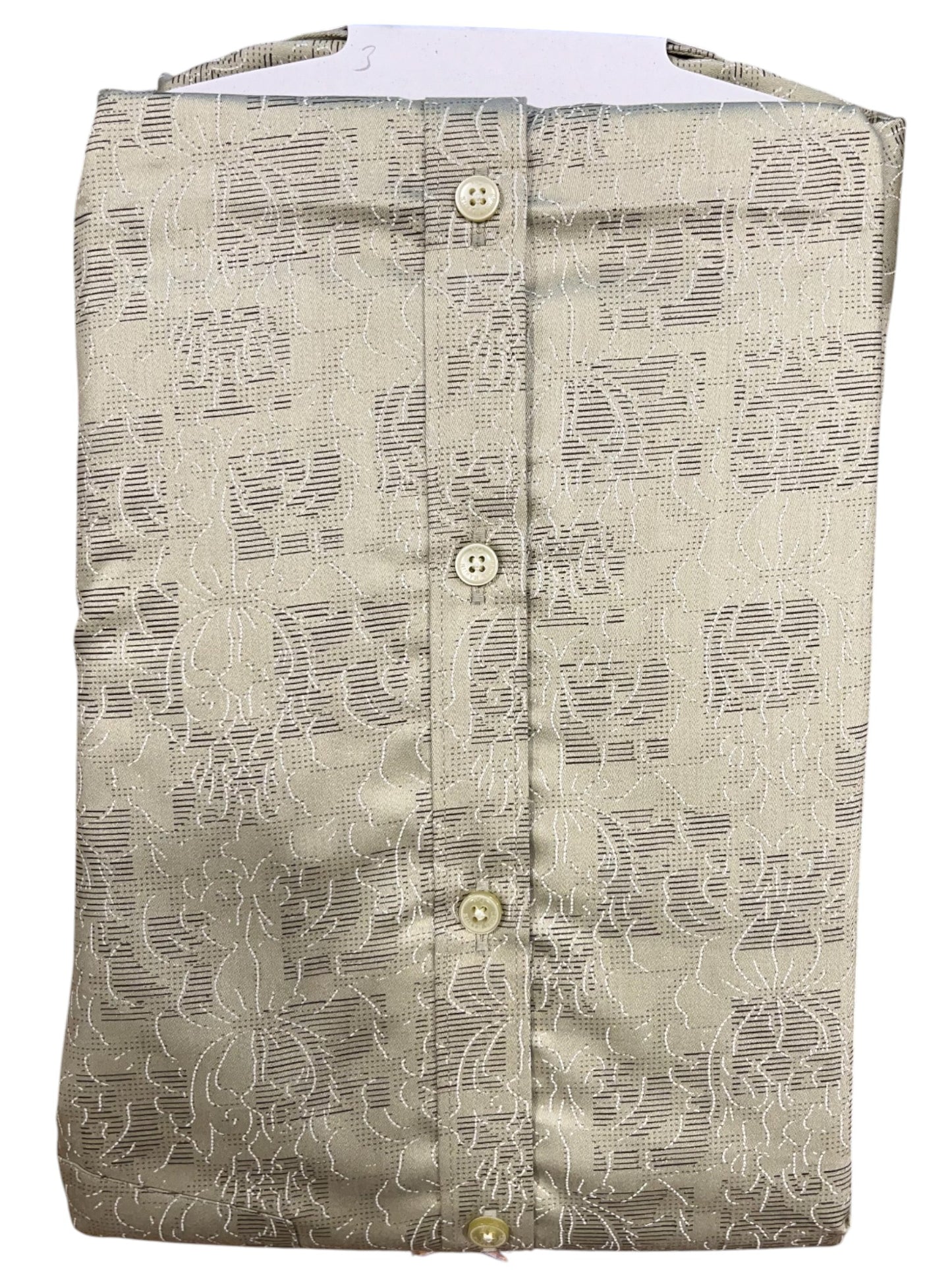 Southloom Pure Cotton Grey Printed Shirt(42 FS)