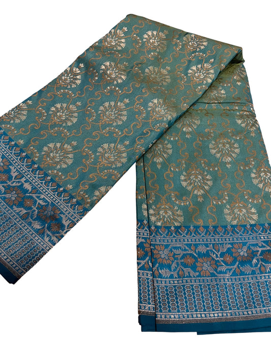 Southloom Banarasi Silk Saree with Woven Work on Body and Borders