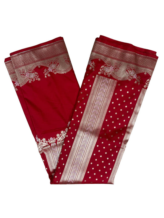 Southloom Pure Banarasi Silk Saree with Woven Work on Body and Borders